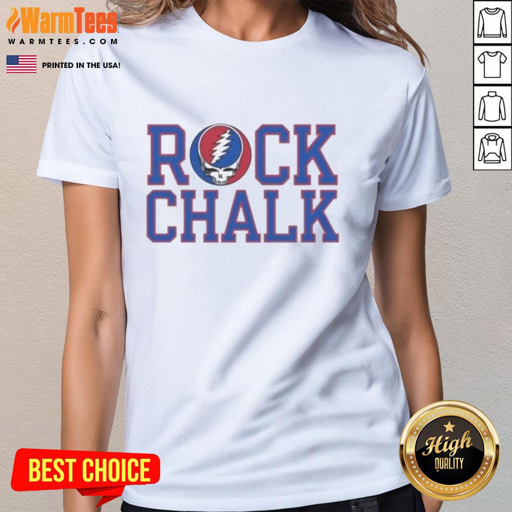Official Kansas X Grateful Dead ROCK CHALK SYF T-Shirt - Image 3