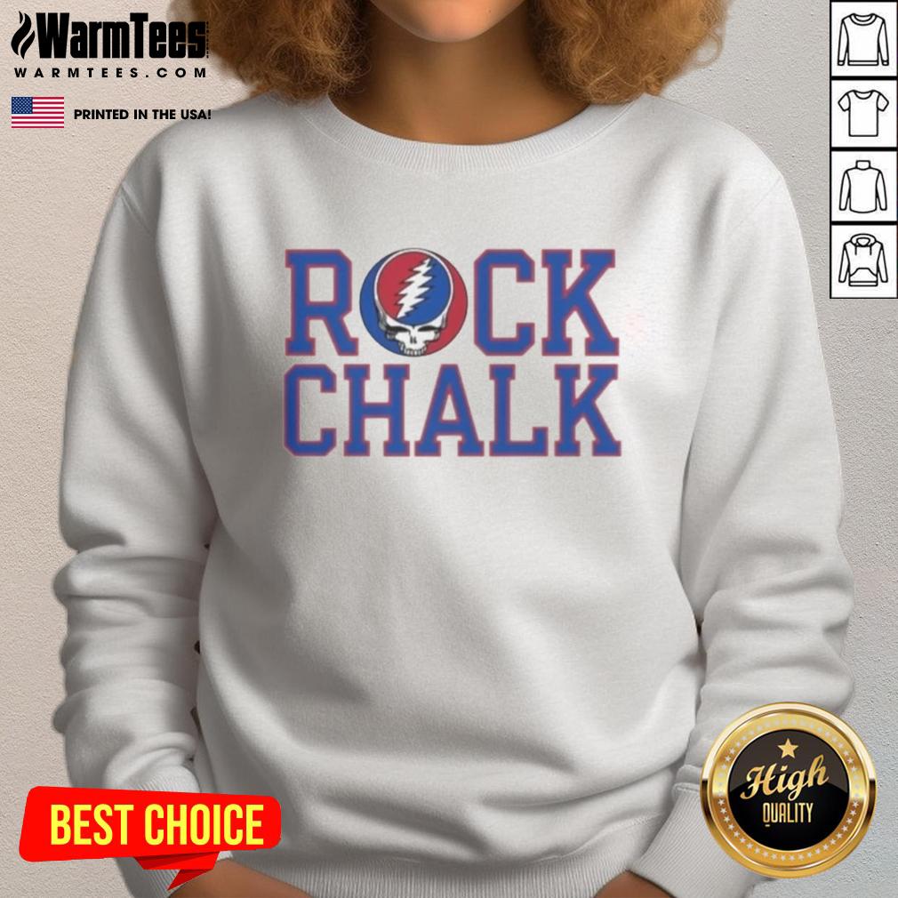 Official Kansas X Grateful Dead ROCK CHALK SYF T-Shirt - Image 5