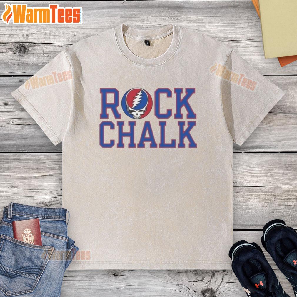 Official Kansas X Grateful Dead ROCK CHALK SYF T-Shirt - Image 6