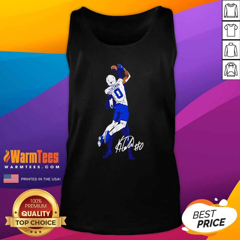 Official Keon Coleman One-Handed Catch Buffalo Bills NFL 2024 Signature T-Shirt - Image 5