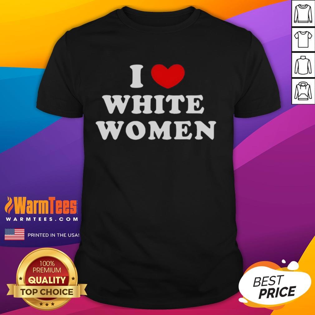 Official Kevin Durant I Love White Women Heart T-Shirt