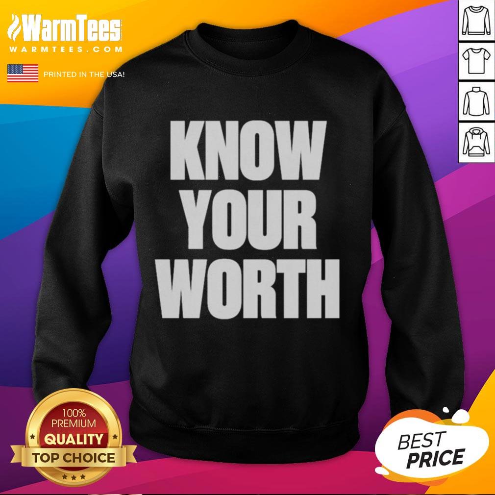 Official Know Your Worth Statement T-Shirt - Image 5