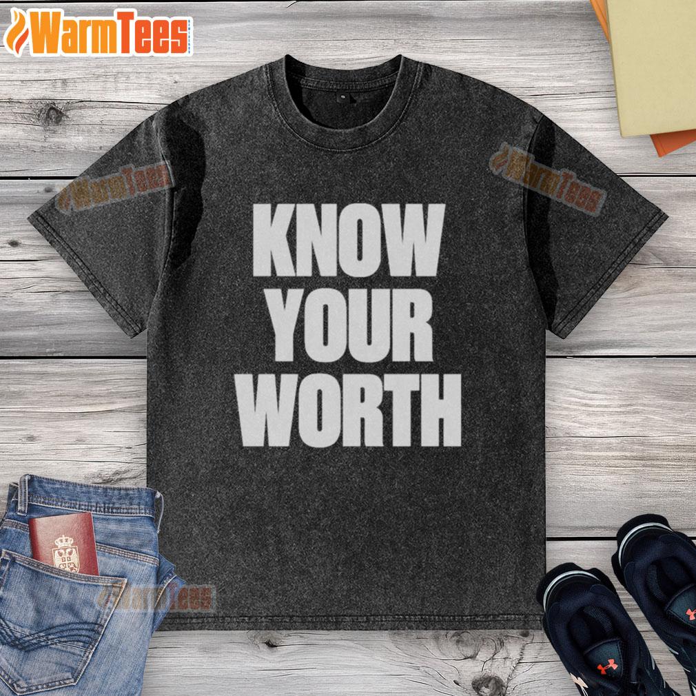 Official Know Your Worth Statement T-Shirt - Image 6