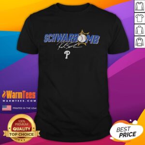 Official Kyle Schwarber Philadelphia Phillies Schwarbomb Signature T-Shirt
