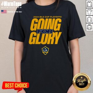 Alternative view of Official LA Galaxy 2024 MLS Cup Playoffs T-Shirt