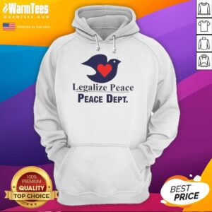 Alternative view of Official Legalize Peace Peace Dept Love Serene Dove T-Shirt
