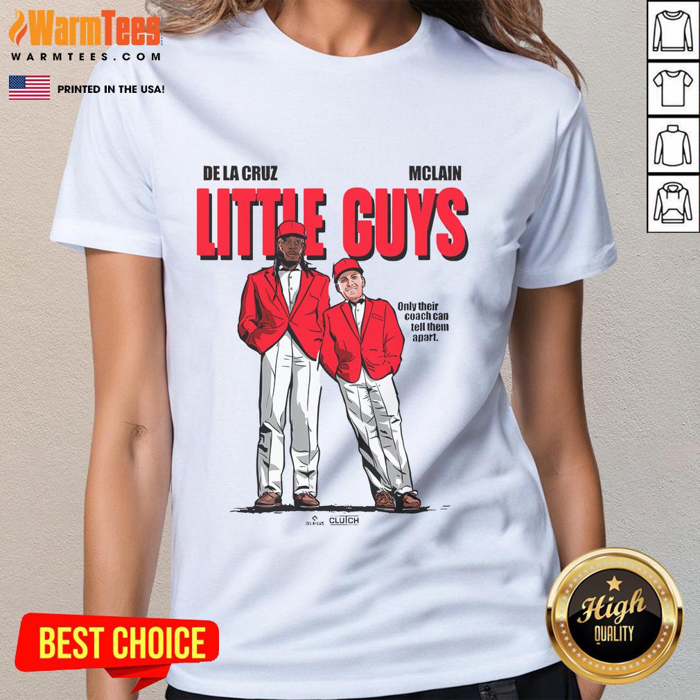 Official Little Guys Elly And Matt Cincinnati Baseball T-Shirt - Image 3