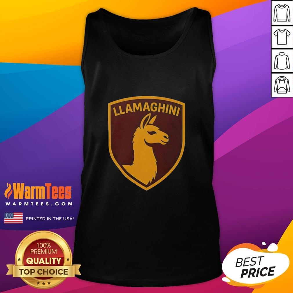 Official Llamaghini Funny Parody Luxury Llama Car T-Shirt - Image 4