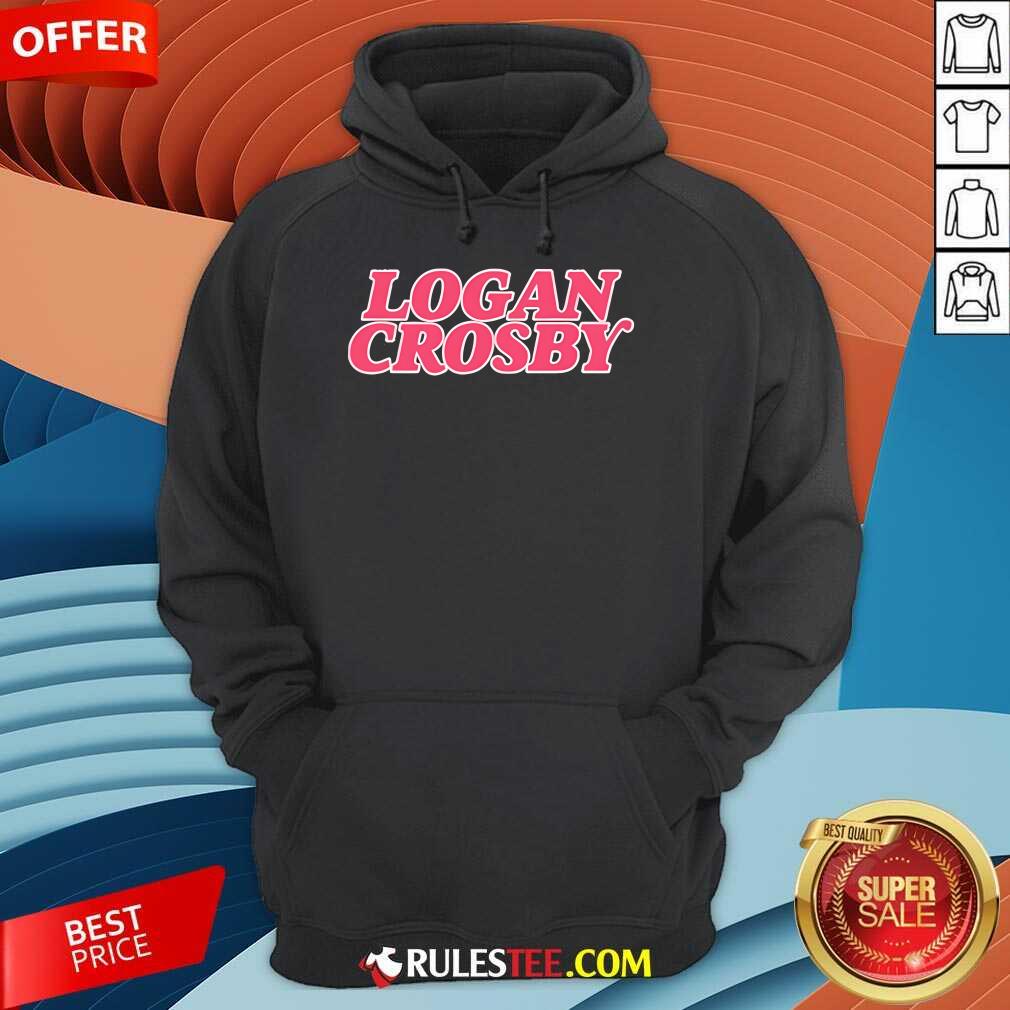Official Logan Crosby Pink Lettering T-Shirt - Image 2