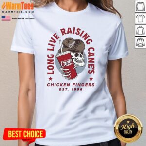 Alternative view of Official Long Live Raising Cane's Chicken Fingers Cowboy Skull Est 1996 T-Shirt