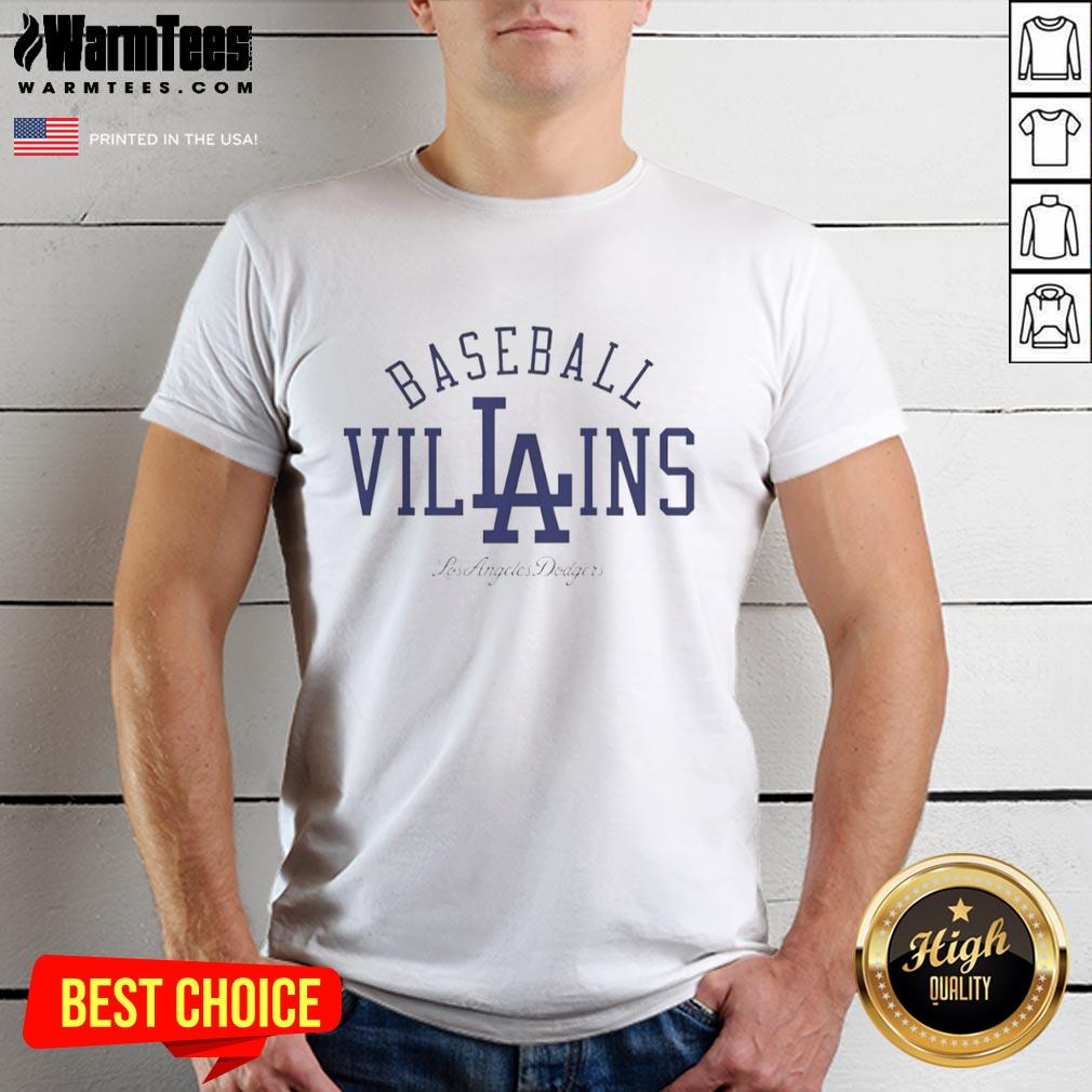 Official Los Angeles Dodgers Baseball Villains T-Shirt