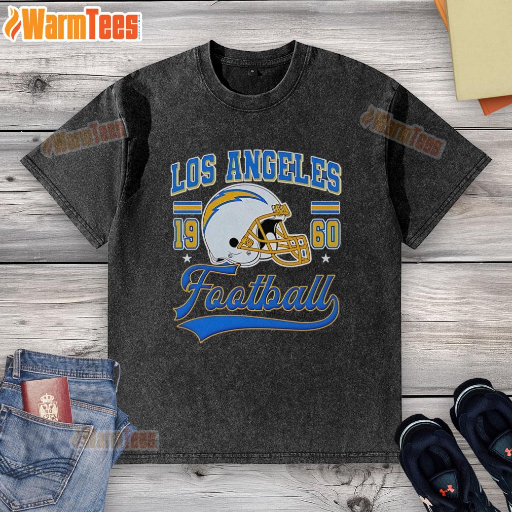 Official Los Angeles Football 1960 Helmet Vintage T-Shirt - Image 6