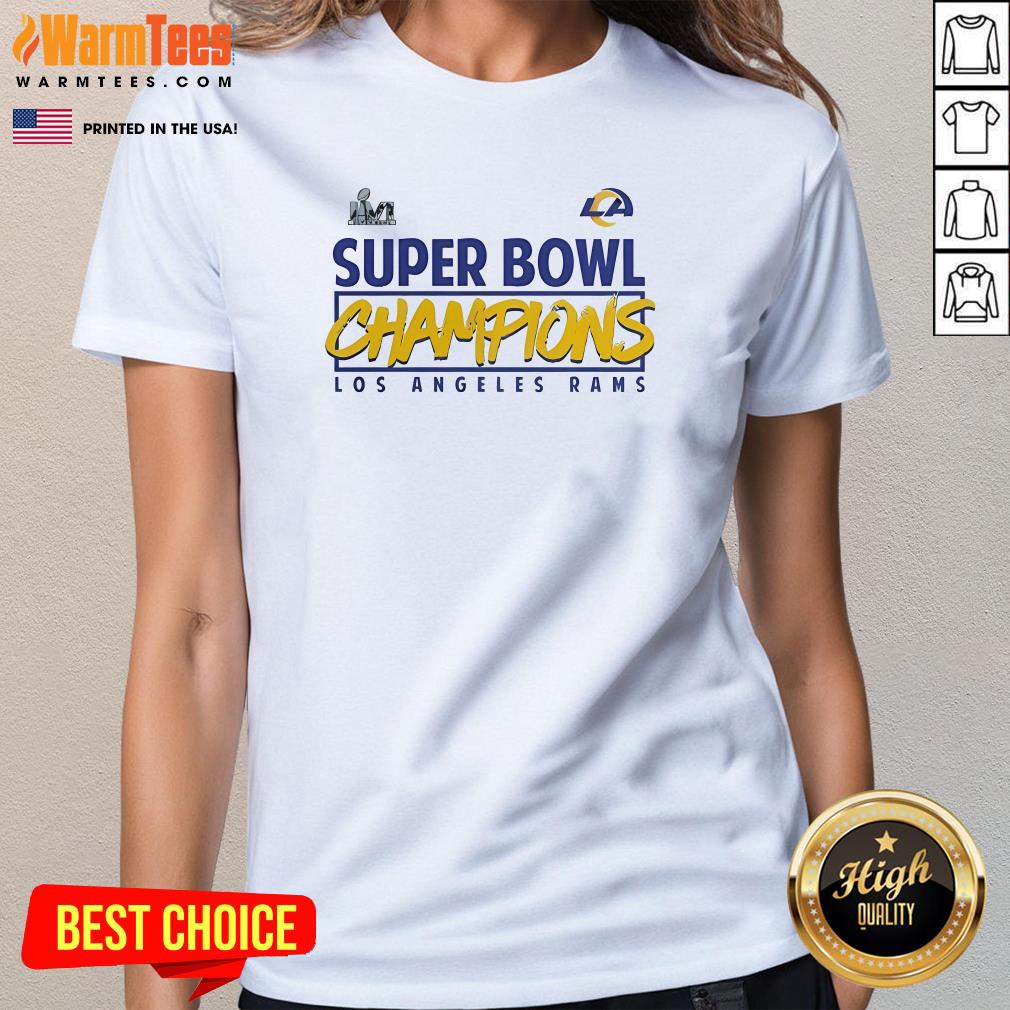 Official Los Angeles Rams Super Bowl Champions Roster T-Shirt - Image 2