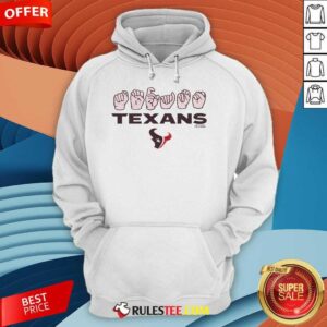 Alternative view of Official Love Sign X Texans ASL T-Shirt