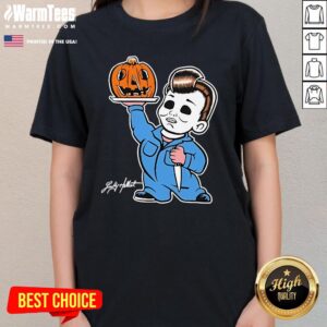 Alternative view of Official Lucky Hellcat Michael Big Boy Halloween T-Shirt