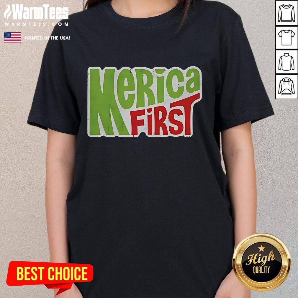 Official Merica First Logo T-Shirt - Image 3