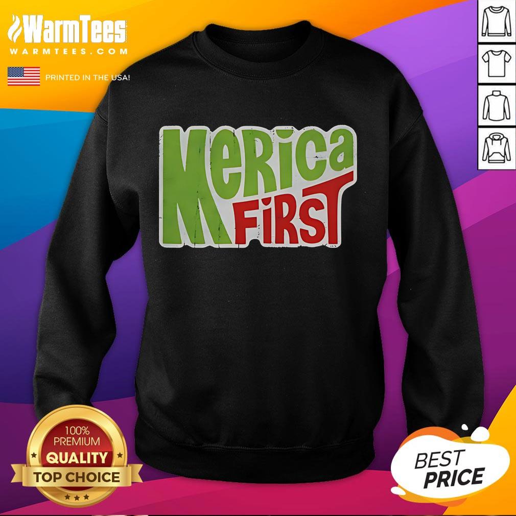 Official Merica First Logo T-Shirt - Image 5