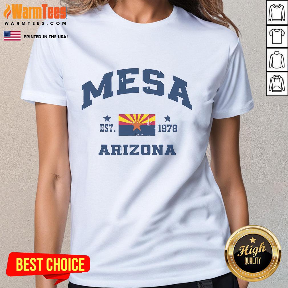 Official Mesa Arizona Az Vintage State Est 1878 T-Shirt - Image 3