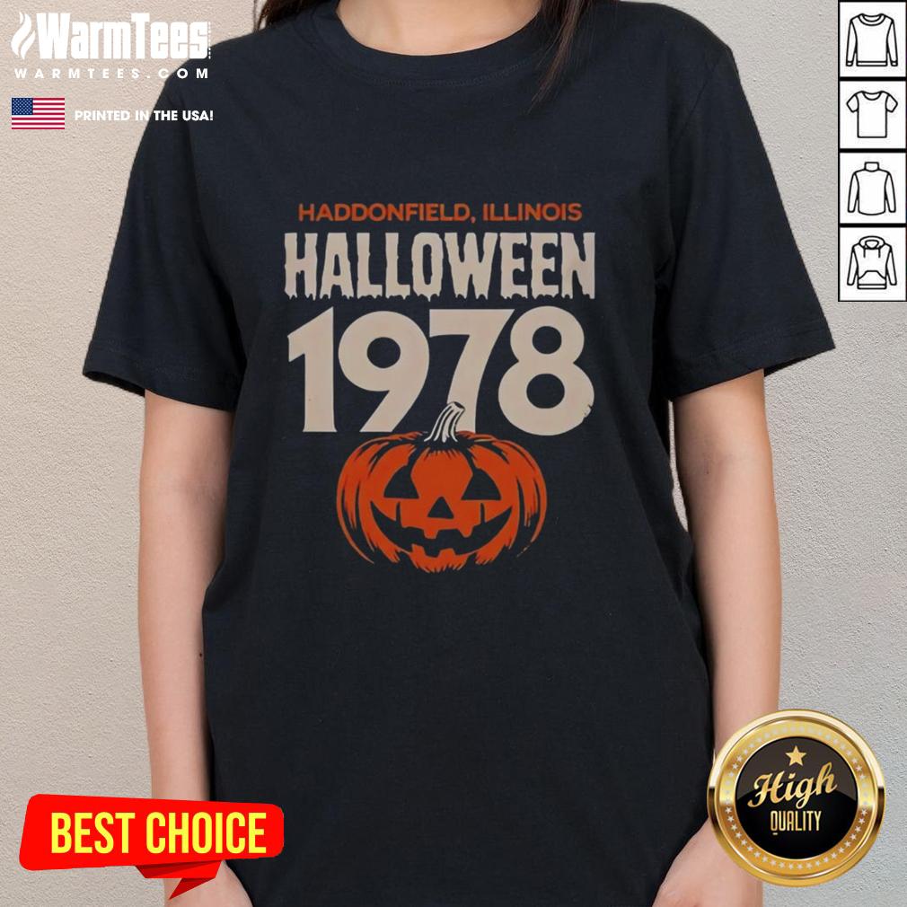 Official Michael Myers Haddonfield Illinois Halloween Vintage 90s T-Shirt - Image 3