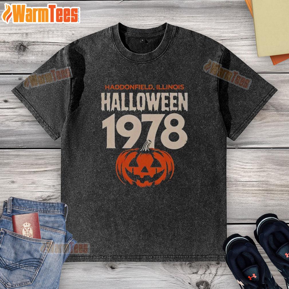 Official Michael Myers Haddonfield Illinois Halloween Vintage 90s T-Shirt - Image 6