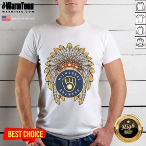 Official Milwaukee Brewers Native American Logo T-Shirt