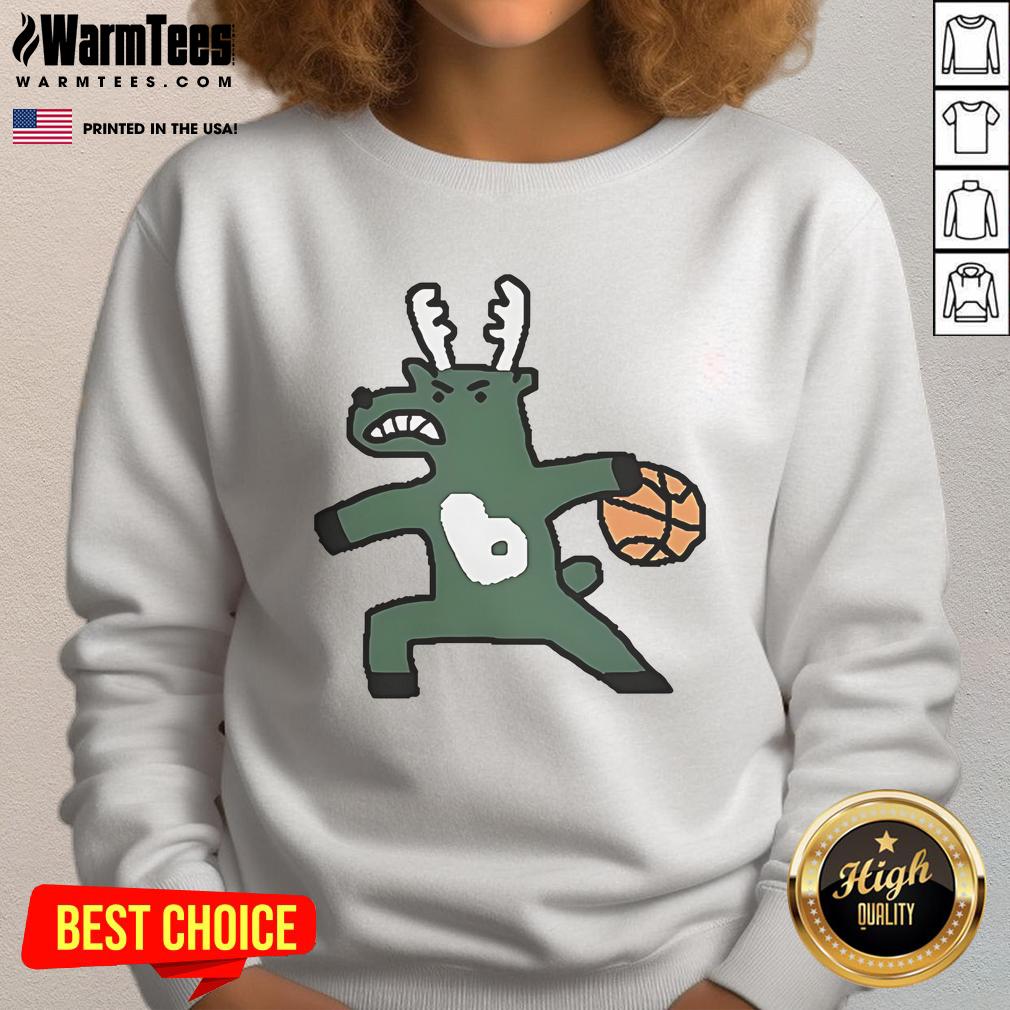 Official Milwaukee Bucks NBA basketball Dribbling T-Shirt - Image 5