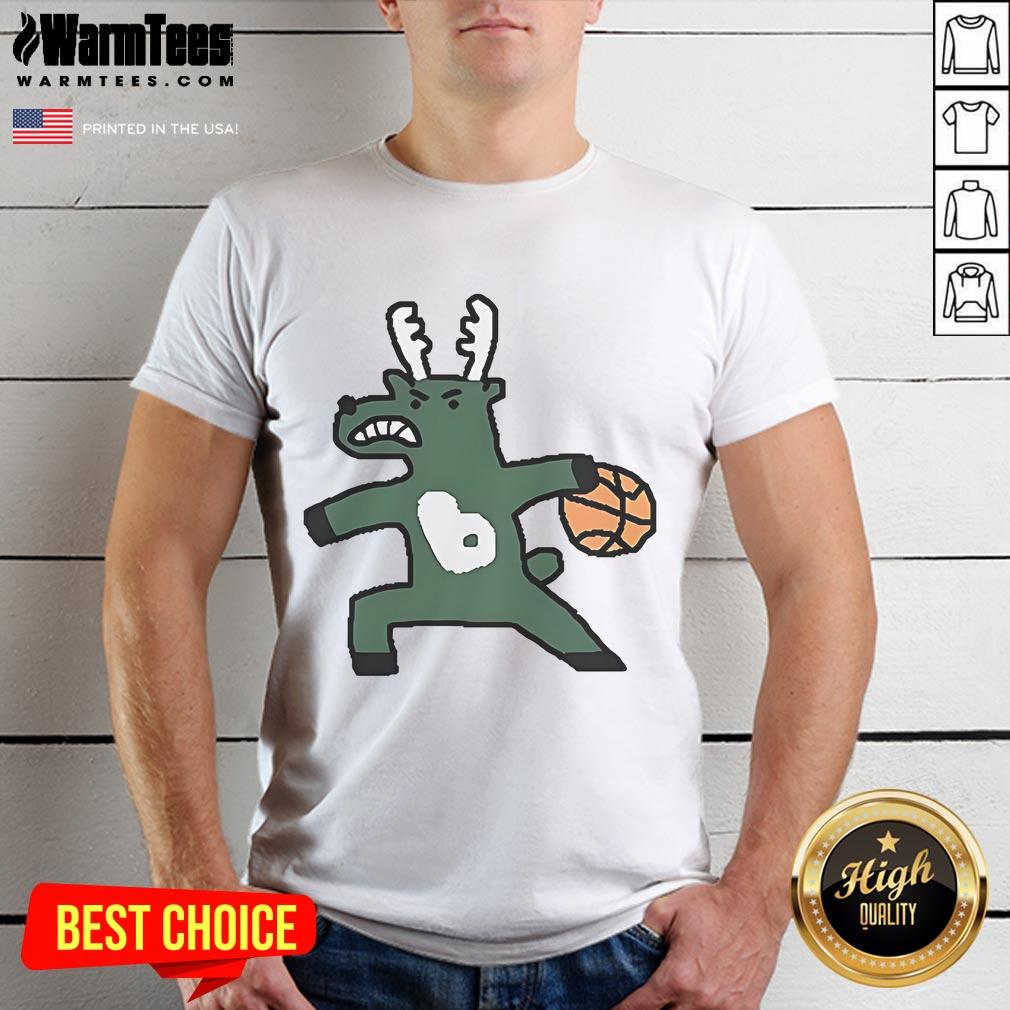 Official Milwaukee Bucks NBA basketball Dribbling T-Shirt