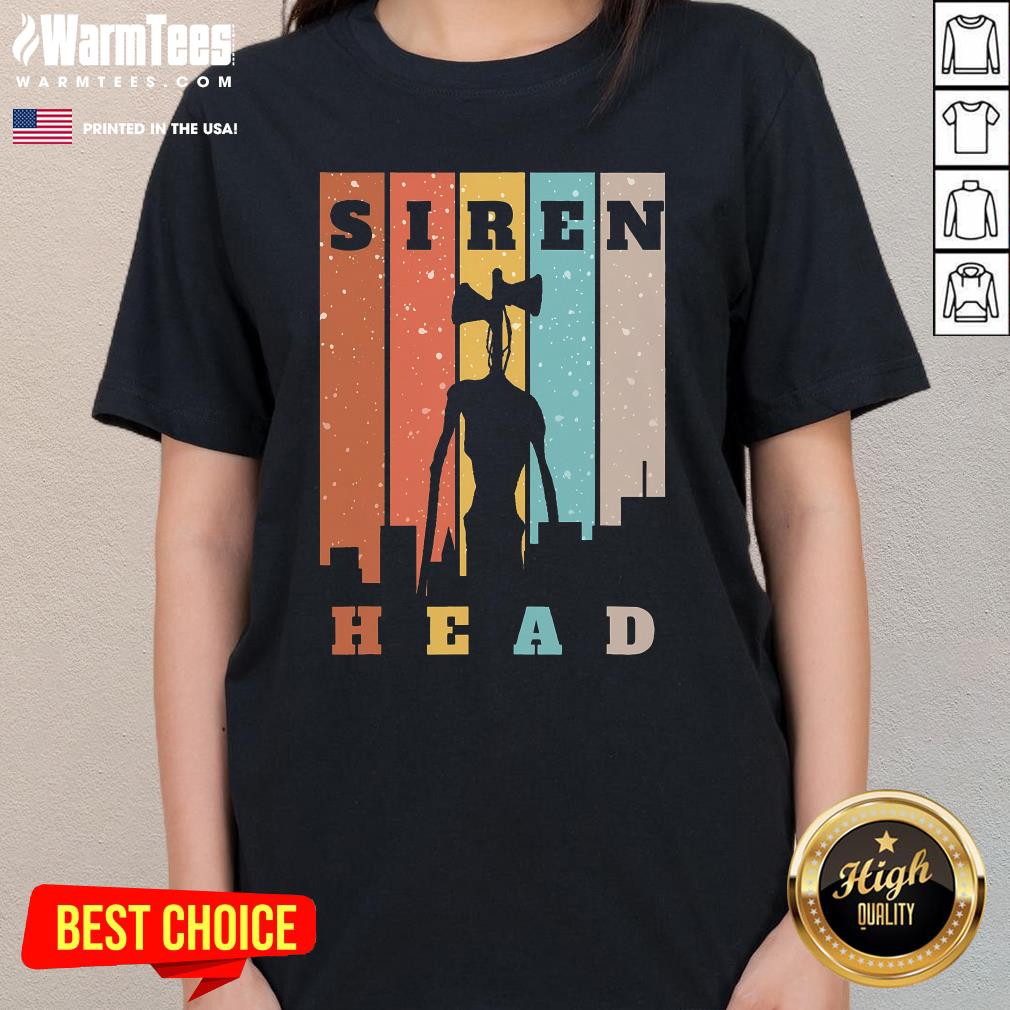 Official Monster Sirens Heads Over City Horror T-Shirt - Image 2