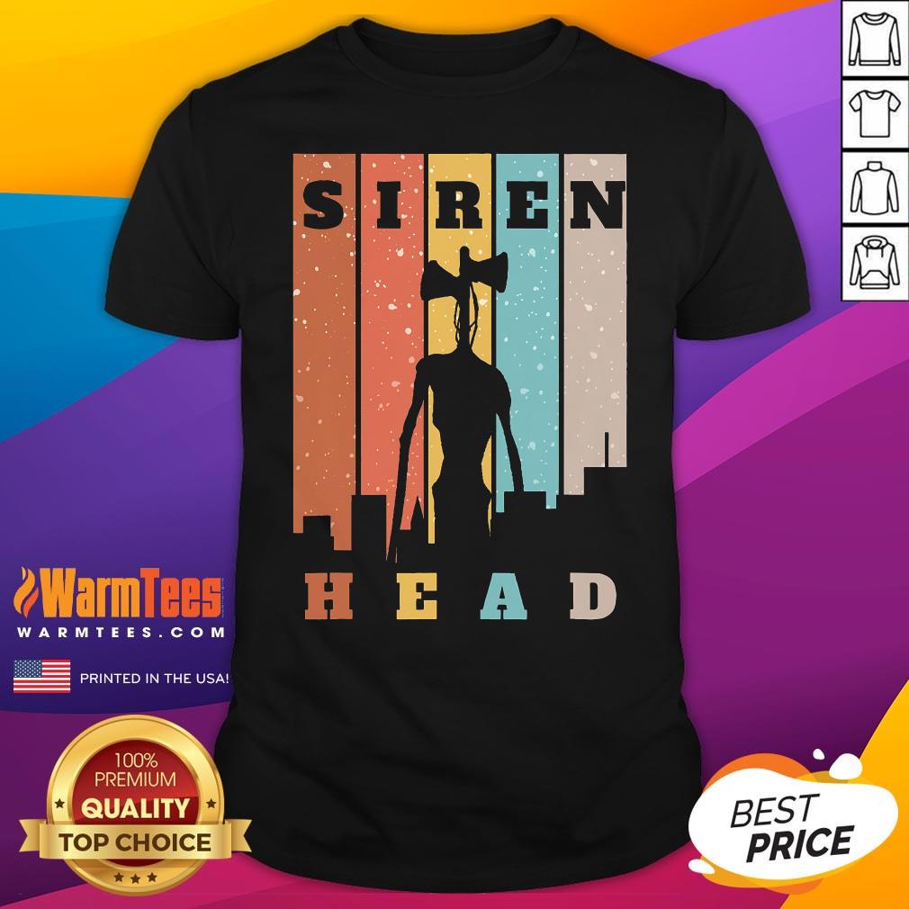 Official Monster Sirens Heads Over City Horror T-Shirt