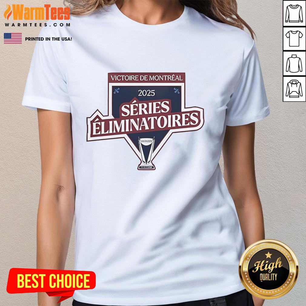 Official Montreal Victoire 2025 Series Eliminatoires T-Shirt - Image 3