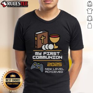 Official My 1st First Communion 2025 Controller Video Game T-Shirt