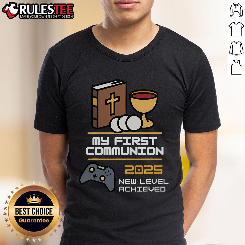 Official My 1st First Communion 2025 Controller Video Game T-Shirt