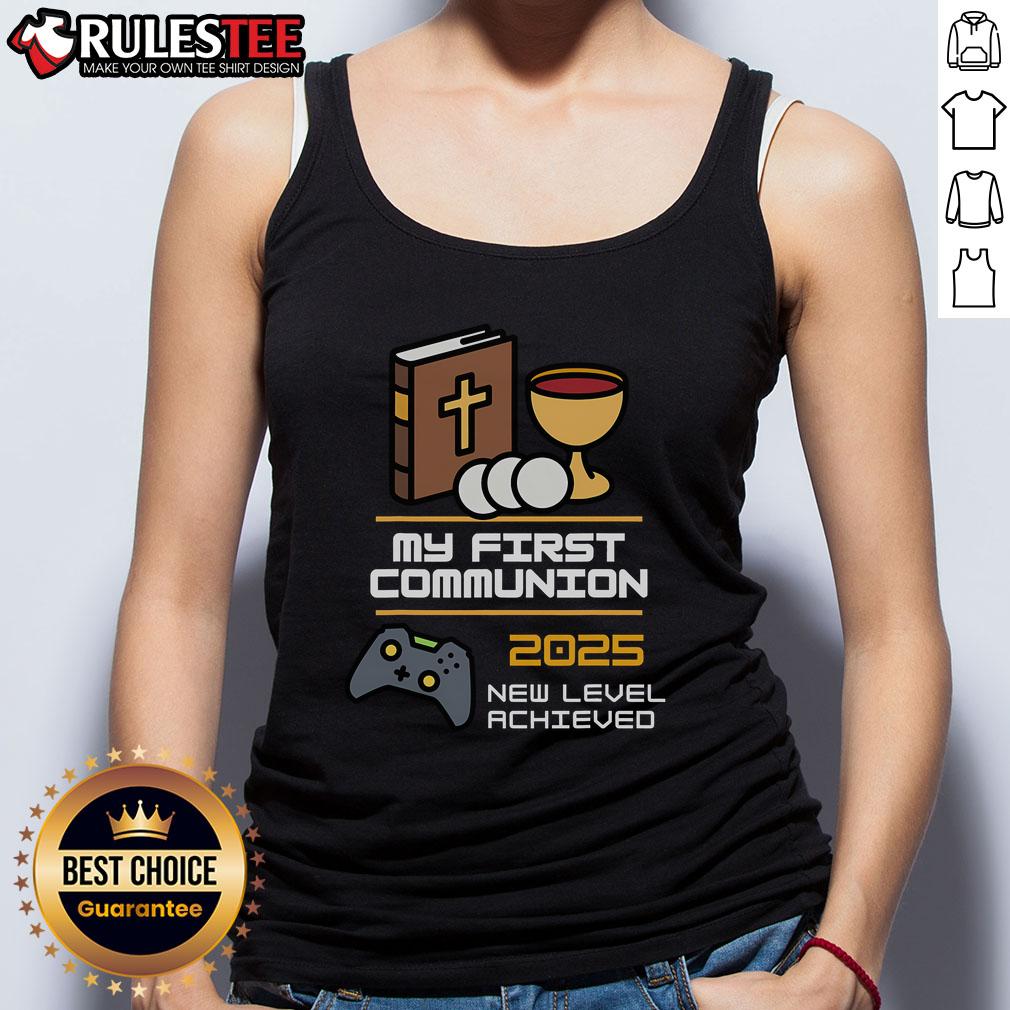 Official My 1st First Communion 2025 Controller Video Game T-Shirt - Image 4