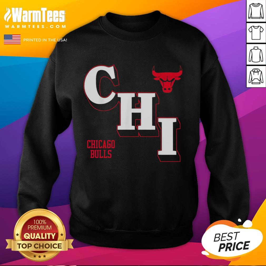 Official NBA Chicago Bulls Angled Logo T-Shirt - Image 5