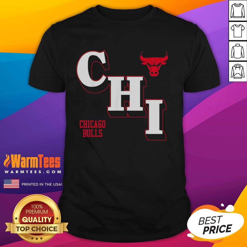 Official NBA Chicago Bulls Angled Logo T-Shirt