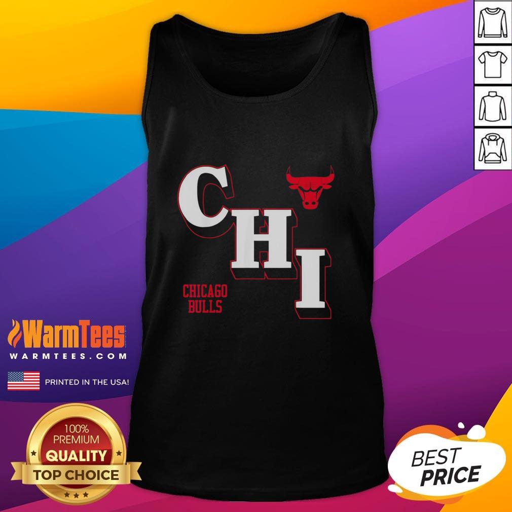 Official NBA Chicago Bulls Angled Logo T-Shirt - Image 4