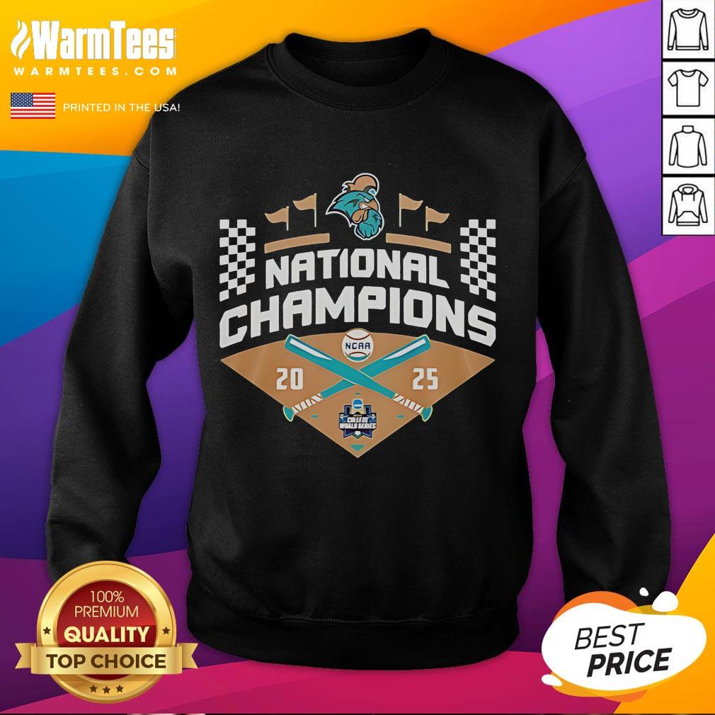 Official NCAA Coastal Carolina Chanticleers Champion 2025 T-Shirt - Image 5