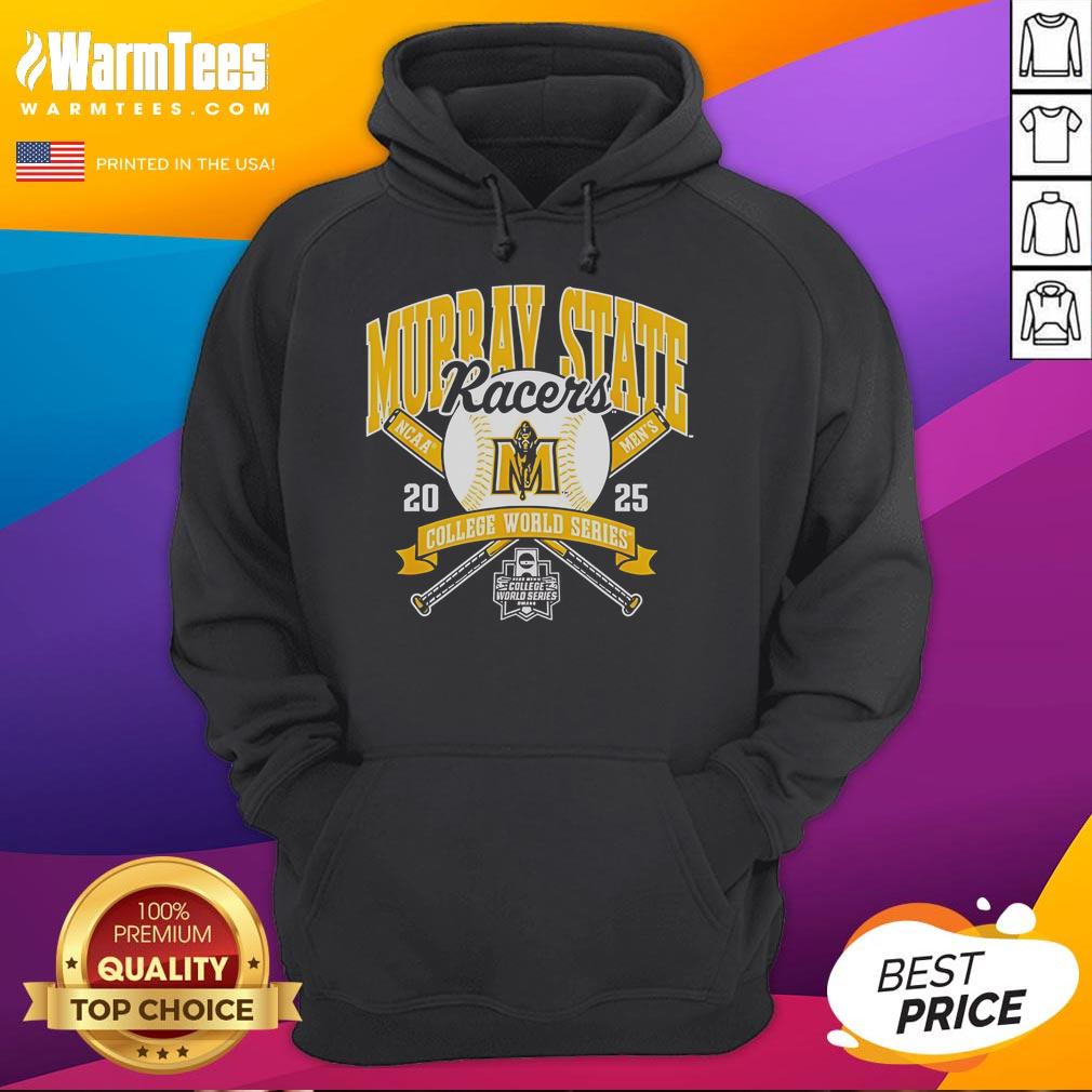 Official NCAA Murray State Racers College World Series 2025 Baseball T-Shirt - Image 2