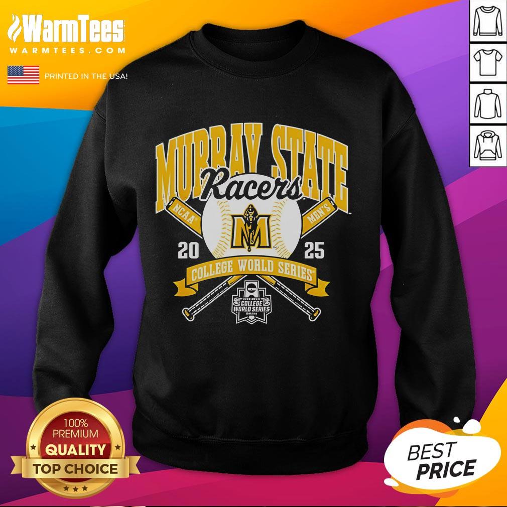 Official NCAA Murray State Racers College World Series 2025 Baseball T-Shirt - Image 5