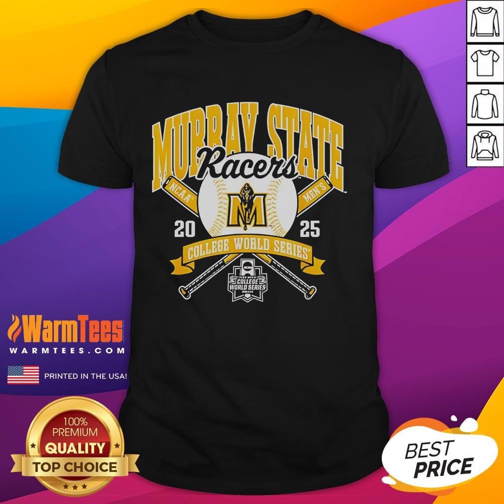 Official NCAA Murray State Racers College World Series 2025 Baseball T-Shirt