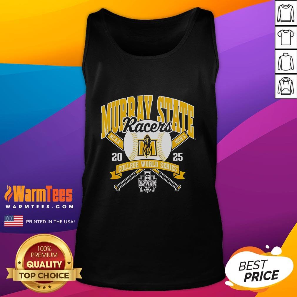 Official NCAA Murray State Racers College World Series 2025 Baseball T-Shirt - Image 4