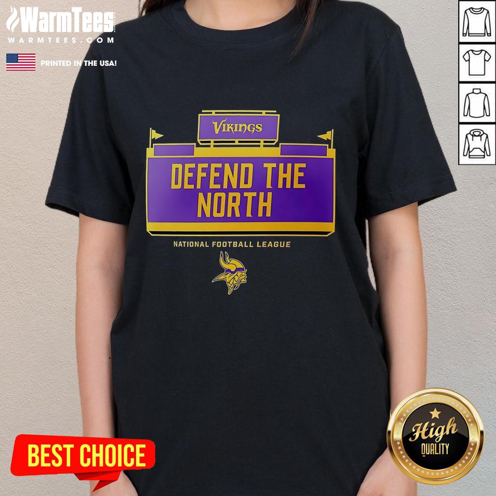 Official NFL Minnesota Vikings Defend The North T-Shirt - Image 3