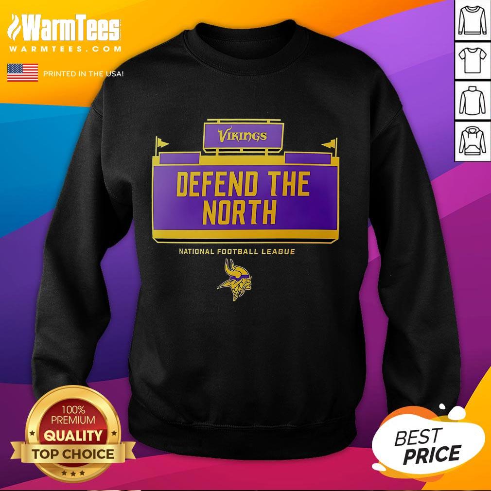 Official NFL Minnesota Vikings Defend The North T-Shirt - Image 5