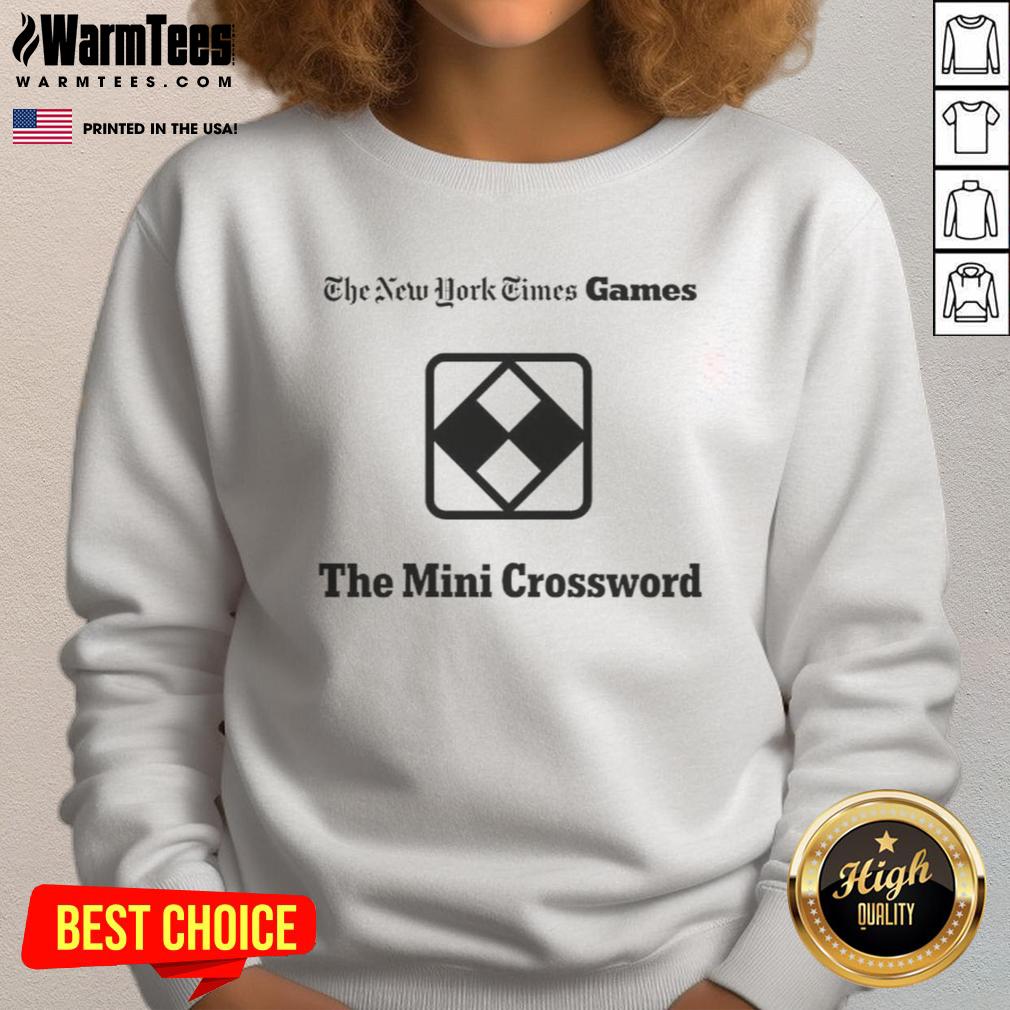 Official NYT Mini Crossword The New York Times Games T-Shirt - Image 5