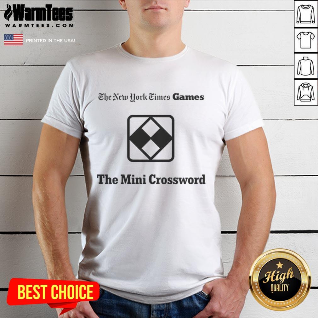 Official NYT Mini Crossword The New York Times Games T-Shirt
