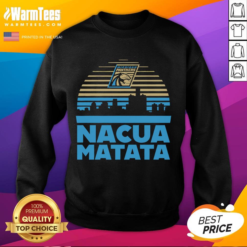 Official Nacua Matata Michigan Panthers T-Shirt - Image 5