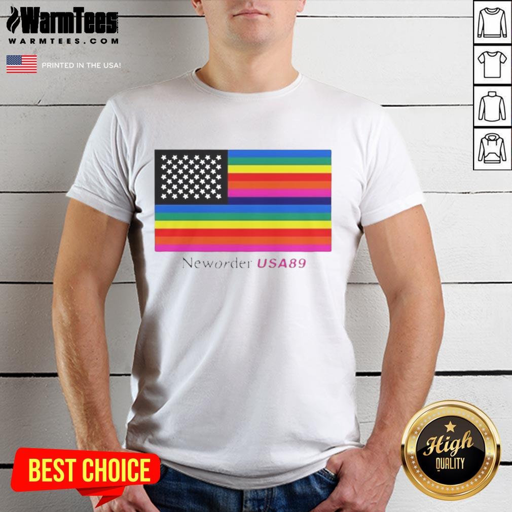 Official New Order USA 89 Flag T-Shirt