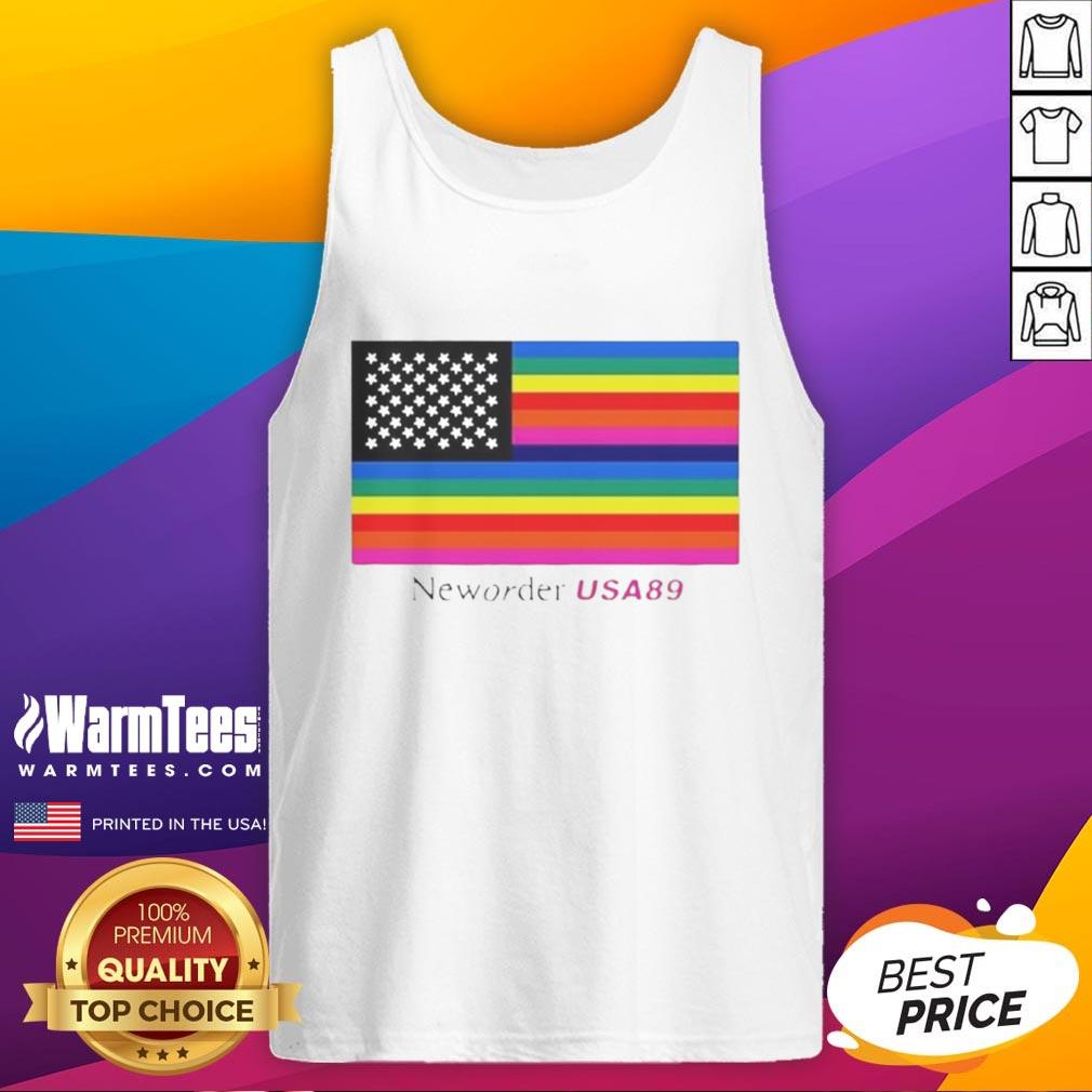 Official New Order USA 89 Flag T-Shirt - Image 4