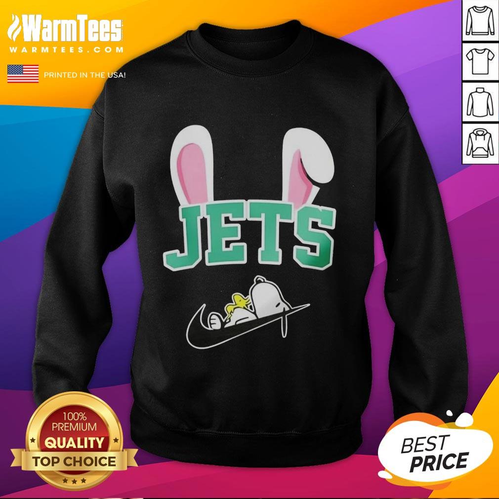 Official New York Jets X Snoopy Happy Easter T-Shirt - Image 5