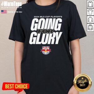 Alternative view of Official New York Red Bulls 2024 MLS Cup Playoffs T-Shirt